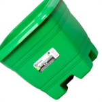 Vaso Pl.Quadrado N.17 Verde-9348