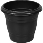 Vaso Pl.Redondo N.22 Preto-9199