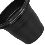 Vaso Pl.Redondo N.22 Preto-9199