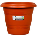 Vaso Pl.Redondo N.28 Marrom-9400
