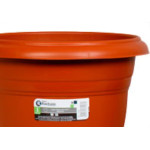 Vaso Pl.Redondo N.28 Marrom-9400