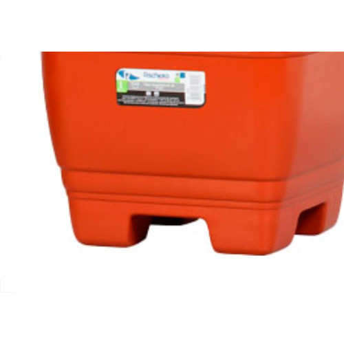 Vaso Pl.Quadrado N.35 Marrom-9451