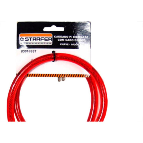 Cadeado P/Bike Chave 80Cm Starf