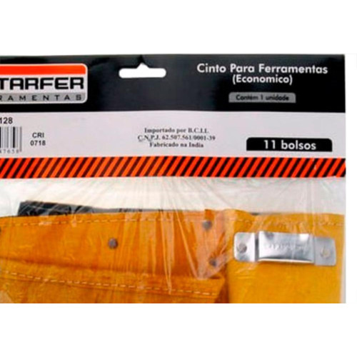 Cinto Ferramenta Starfer Econom.C/11Bolso