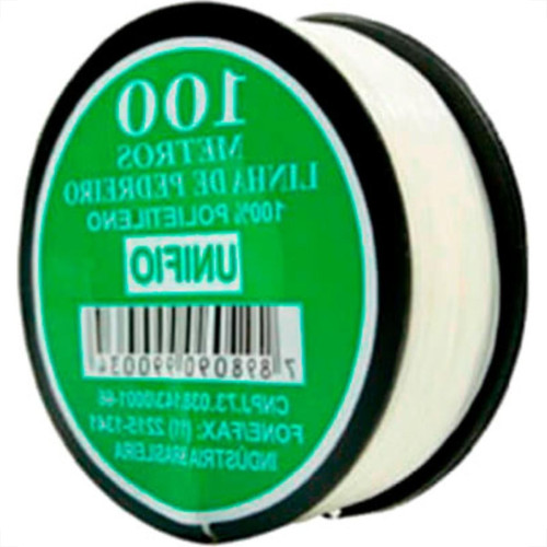 Linha P/Ped.Lisa Unifio C/100Mt - Kit C/12 PC