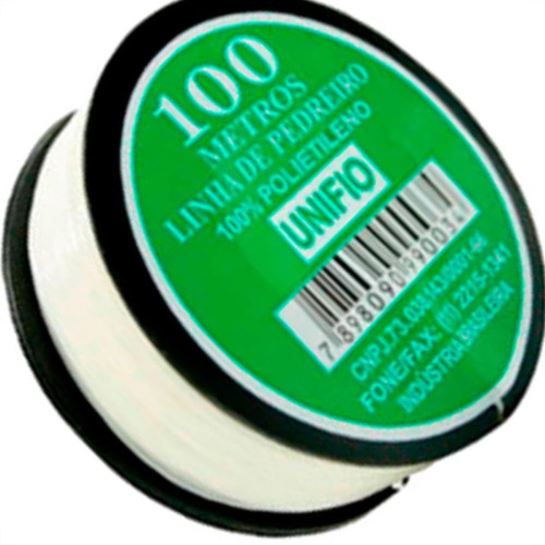 Linha P/Ped.Lisa Unifio C/100Mt - Kit C/12 PC