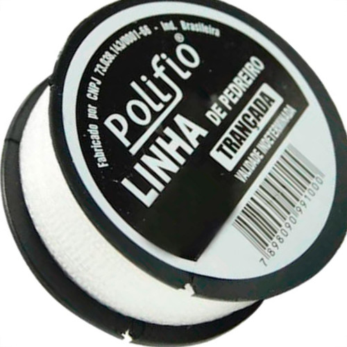 Linha P/Ped.Polifio Trancada C/ 50M - Kit C/12 PC