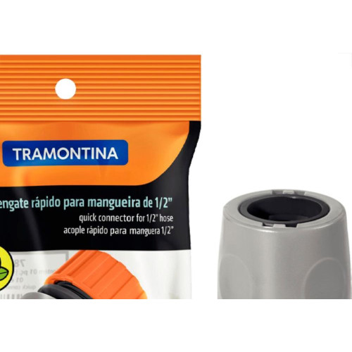Engate Rapido Pvc P/Mangueira Tramont.1/2''