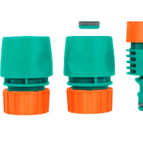 Cj. Esguicho+Engates Rapido 4 Pcs