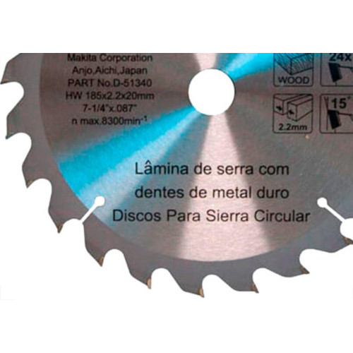Serra Widea Makita 7.1/4X24X20 -340