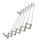 Varal Sanfonado Secalux Aluminio 1,00Mt