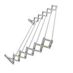 Varal Sanfonado Secalux Aluminio 0,80Mt
