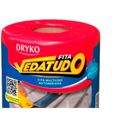 Fita Adesiva Multuso Dryko 20Cmx10M