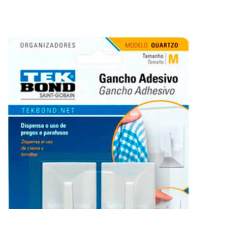 Gancho Tek Quartzo Branco,M C/02
