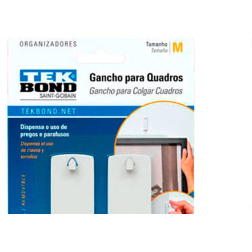 Gancho Tek P/Fixacao Quadro,M C/02