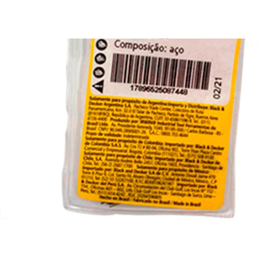 Broca Aco Rapido Stanley. H 11/64 - Kit C/10 PC