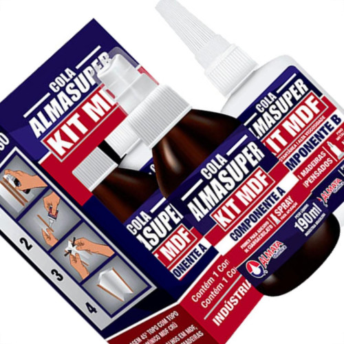 Cola Inst.Almasup.Kit P/Mdf 290Ml