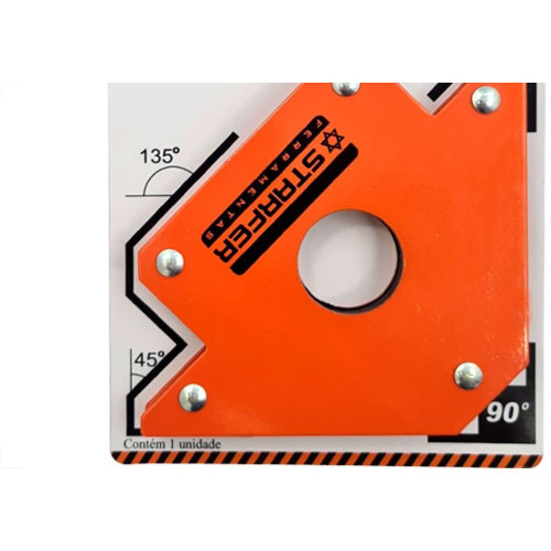 Esquadro Starfer Magn.P/Canto 4'' 22Kg