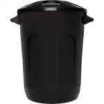Cesto Fechado C/Tpa Preta 30Lt-3078