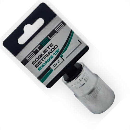 Soquete Stels Estriado Crv 1/2X19 Mm