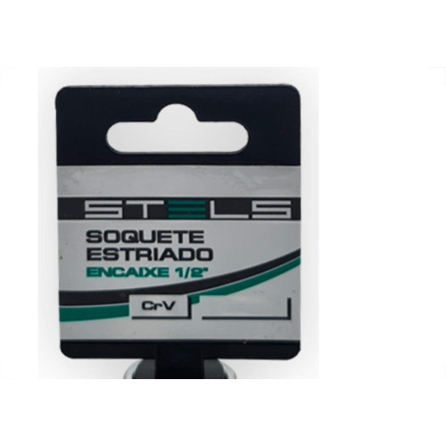 Soquete Stels Estriado Crv 1/2X19 Mm