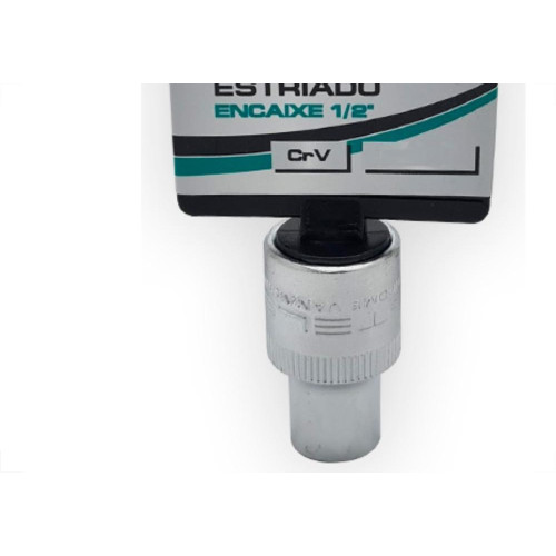 Soquete Stels Estriado Crv 1/2X09 Mm