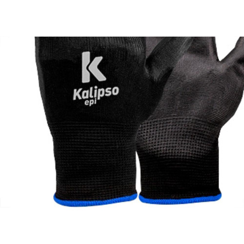 Luva Kalipso Multitato Pu Preta.Xg