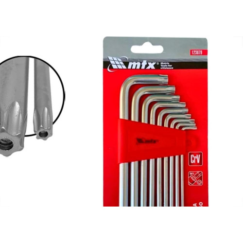 Jg Chave Torx Mtx 10A50.Ext/Longo