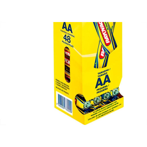 Pilha Rayovac Amarela.Peq.Tubo C/48