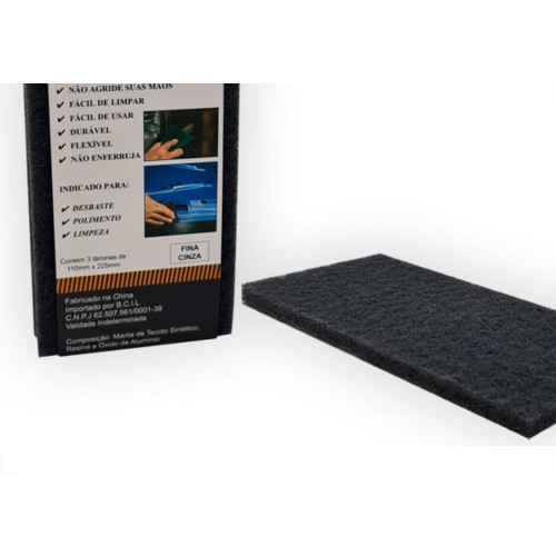 Lixa Manta Abr.Starf,Fina 225X110 - Kit C/3 PC