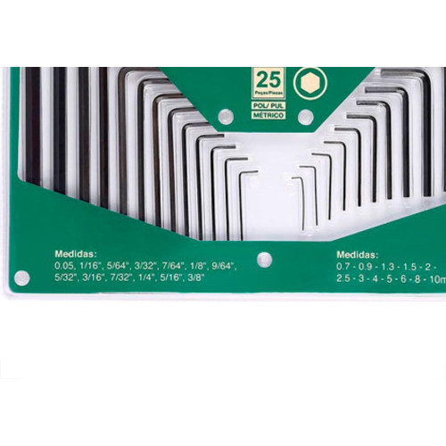 Jg Chave Allen Sata 25P Mm/Pol