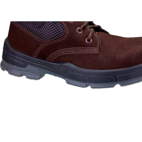Botina Protecao Bracol Nobuck Marrom 42