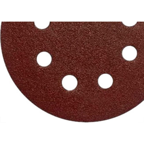 Disco Lixa Pluma Ferro 5 X100 8Furo - Kit C/10 PC