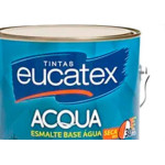 Tinta Esmalte Eucatex Brilho Base Agua.3,6 Amarelo