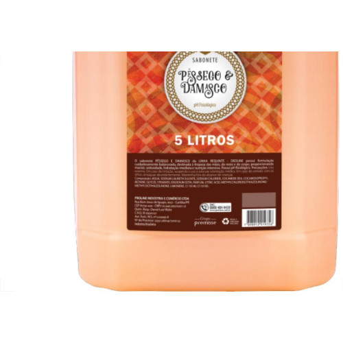 Sabonete Liquida Prem.Pessego/Damas 5Lt