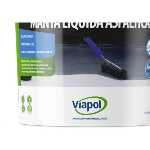 Viapol Vedalage Preto.Bd 18