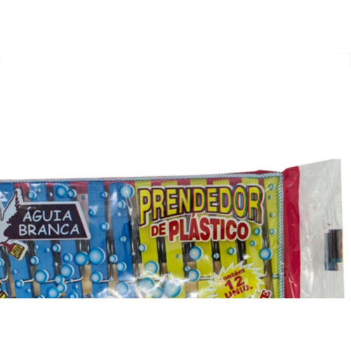 Prendedor Roupa Pl.Aguia Br.Gi C/12