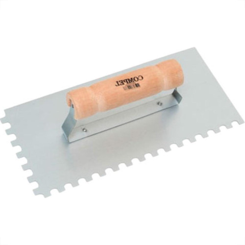 Desempenadeira  Aco Dentada Compel 10Mm