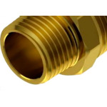 Niple Metal Amarelo,3/4X1/2 Garden