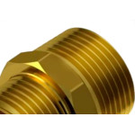Niple Metal Amarelo,3/4X1/2 Garden