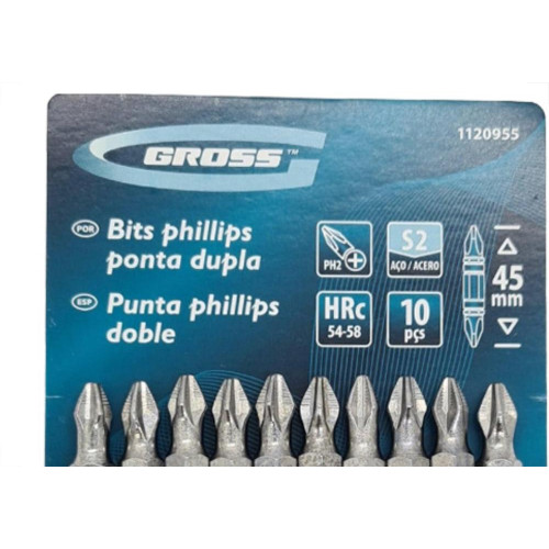 Bits Phillips Gross Dup(Ph2)2X45Mmc/10