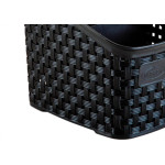 Organizador Multiuso Rattan Preto