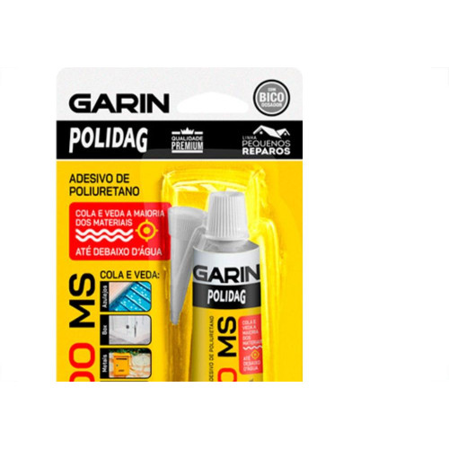 Cola Fixa Tudo Polidag Branco 80Gr
