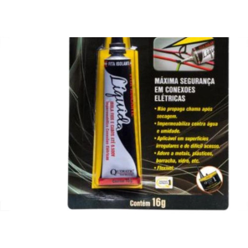 Fita Isol. Liquida Preta Quimatic 16G
