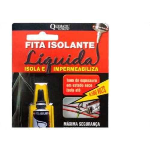 Fita Isol. Liquida Preta Quimatic 16G