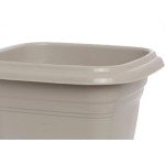 Vaso Pl.Quadrado N.22 Areia-9549