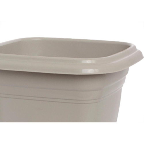 Vaso Pl.Quadrado N.22 Areia-9549