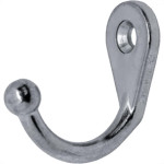 Cabide Simples Silvana Grande Zincado - Kit C/20 UN