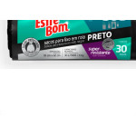 Saco P/Lixo Esfrebom Pto 30Lt C/30
