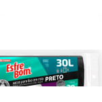Saco P/Lixo Esfrebom Pto 30Lt C/30